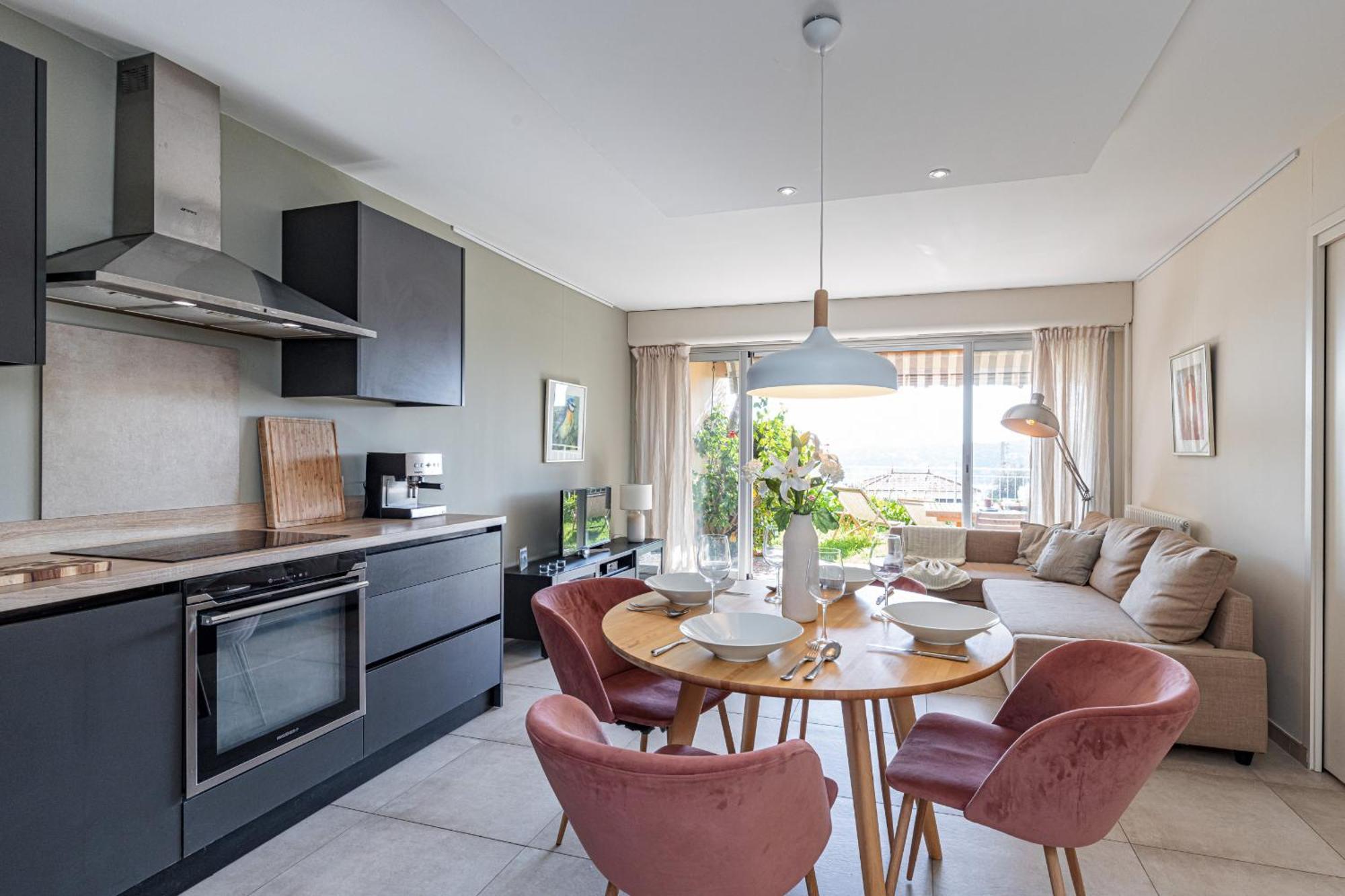 2 Bdr Villefranche-Sur-Mer Sea View Parking And Swimming Pool Buitenkant foto
