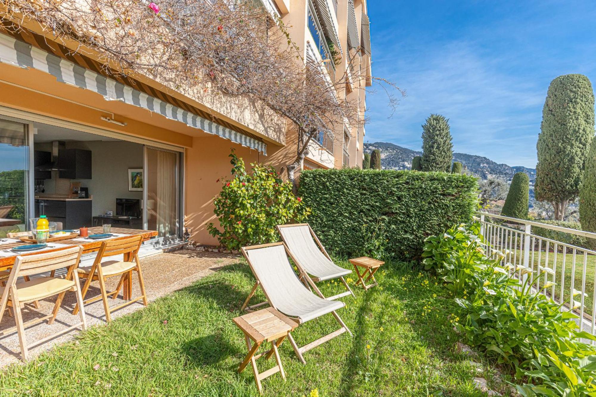 2 Bdr Villefranche-Sur-Mer Sea View Parking And Swimming Pool Buitenkant foto